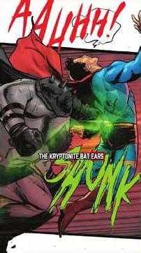Batman STABS Superman With Kryptonite #dccomics #batman #superman #dc #dcko #wonderwoman