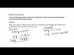 Best Buys/Value for Money NON-CALCULATOR