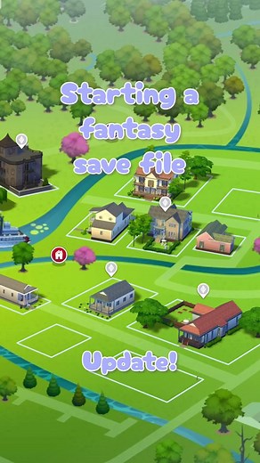 Creating a Fantasy Save File in Sims 4 | Medieval Builds & More!