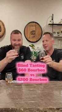 $200 Bourbon vs. $60 Bourbon Blind Tasting #bourbon #blindtasting #soin2bourbon