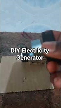 l Generated Electricity Using Simple Materials ⚡️ 😳