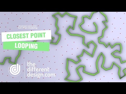 Use Anemone To Create a Closest Point Looping Algorithm (Grasshopper Tutorial)