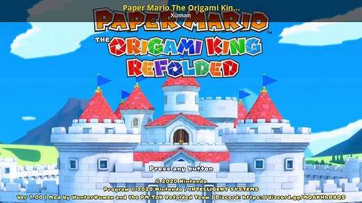 Paper Mario The Origami King Refolded Mod for Paper Mario: The Origami King | PM:O Mods