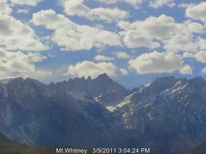 Mt Whitney webcam video