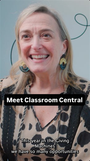 Giving Machine Charlotte on Instagram: "Thanks @classroomcentral for joining us at the 2025 Light the World Giving Machine. ✨ Come give back the community in a new way. We will be @carolinaplace from November 19- December 7."