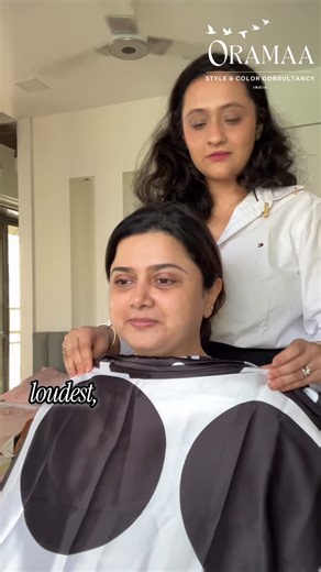 Oramaa Consultancy | Color Analyst & Image consultant on Instagram: "Not all prints are created equal — and not every print is created for you. In this color consult, we explored print scale, negative space, and pattern balance to see what truly elevates her natural features. Notice how larger prints create drama, smaller prints add delicacy, and the right amount of negative space brings harmony to the entire look. This is where personal styling meets color analysis — understanding proportion, v