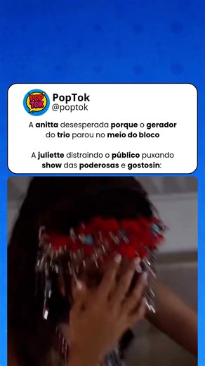 Ícone é ícone, né? Quem seguraria melhor essa situação? 😅🔥 #anitta #juliette #blocodaanitta #fyp