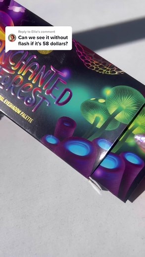 Enchanted Forest Palette in Different Lightings: Sunlight, Natural Light, Flash