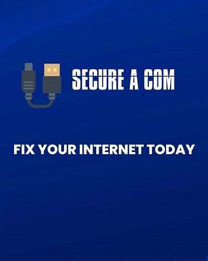 Fix Your Internet Today 👉 https://secureacom.com.au/book-fix-my-internet/ | SECURE A COM