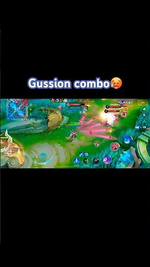 Gussion combo🥵 #youtubeshorts #mobilelegends #mlbb