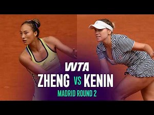 Qinwen Zheng vs. Sofia Kenin | 2026 Madrid Round 2 | WTA Match Highlights
