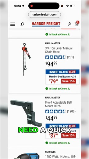 Lift with Ease: Manual Chain Hoist for Your Shop!