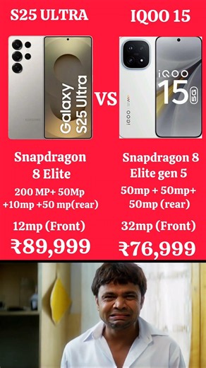 Galaxy S24 Ultra Vs iQOO 15 5g 🔥