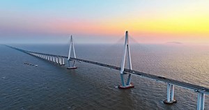 Aerial View Hangzhou Bay Bridge Scenery Stock Footage Video (100% Royalty-free) 1104440711 | Shutterstock