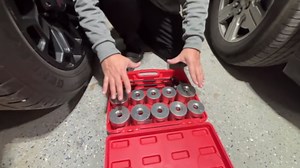 27pcs Universal Press and Pull Sleeve Kit, Bushing Bearing and Seals Installation and Removal Tool Kit, Applicable to Vehicles, LCV, HGV Engines