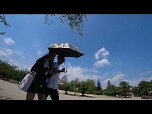 [ 4K ]『 姫路城 』の風景。[4K] View of Himeji Castle in Japan.