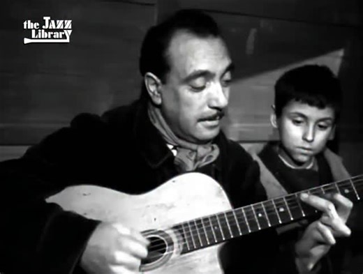 Jazz Photo Archives | The Jazz Library on Instagram: "Celebrating the birthday of the Legendary, almost mythical Belgian-born Romani jazz guitarist of the swing era, Django Reinhardt. Django Reinhardt was the first hugely influential jazz figure to emerge from Europe and the person most credited with developing the style known as gypsy jazz, jazz manouche, or hot club jazz. Reinhardt came up with a unique way of propelling the acoustic guitar into the front line of a jazz combo in the days befor
