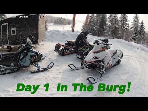 Snowmobiling In Pittsburg NH - Day 1 Fast & Fun Trails