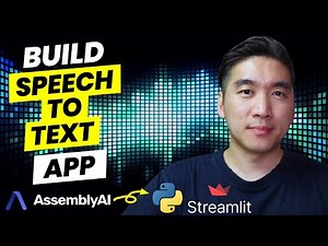 How to build your own Speech-to-Text Transcription App in Python using AssemblyAI and Streamlit