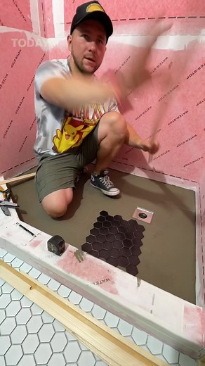 Best way to tile your shower floor. #construction #work #realestate #diy #work #homeimprovement #tile | Misha Panchishak