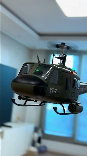 Micro Scale UH-1 Huey | Military Helicopter | Sights & Sounds