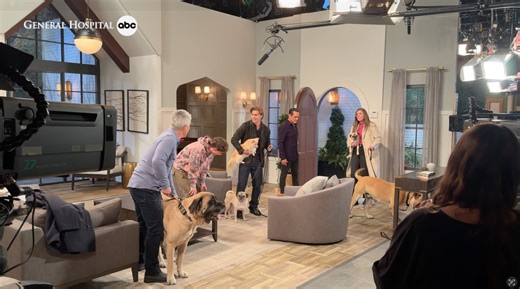 Needless to say, this wasn't the only scene from today's episode that required more than one take. 🐶 #GeneralHospital #BehindtheScenes | General Hospital