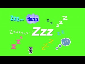 Animated Zzz GIF Green Screen Pack (Free Download)