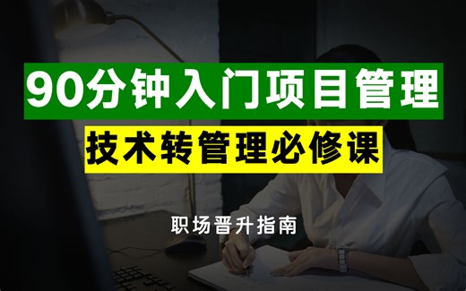轻松入门项目管理：90分钟让你成为行业新宠