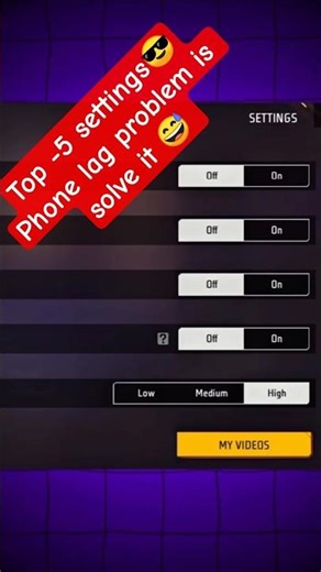 2026 ke ffm Update के बाद Phone Lag Fix😱| 5 Hidden Settings Boost FPS🚀| No Lag Gameplay Trick#shorts