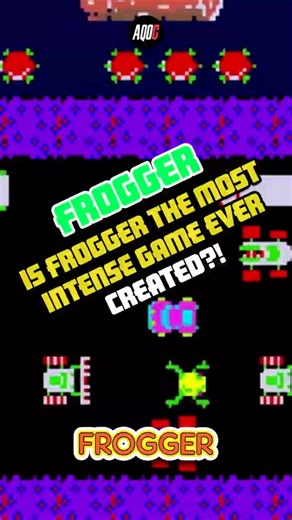Is Frogger the most intense game ever created #retrogaming #gaming #frogger #arcadegames #arcade