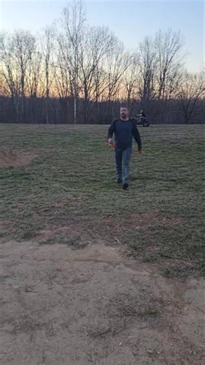 First time riding a 4-wheeler don't judge