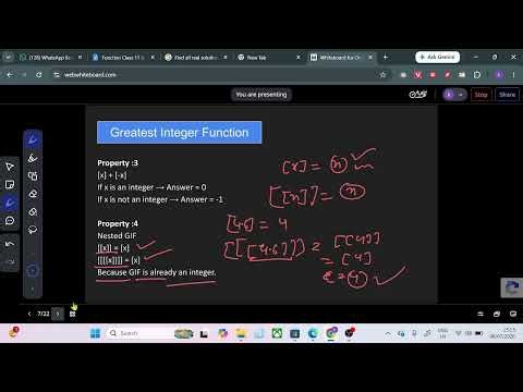 Greatest integer function : Mathematics