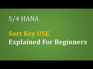 SAP FICO - Sort Key Configuration
