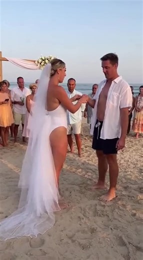 Wedding Dress Malfunction Causes Panic