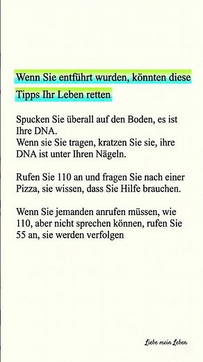 Überlebenshacks für den Notfall: Diese 4 Regeln muss jeder kennen! ✨