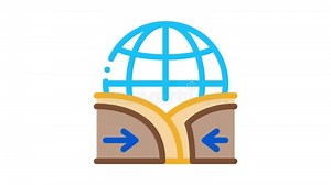 Global Action Ground Movement Icon Animation Stock Video - Video of oceanology, icon: 206570385