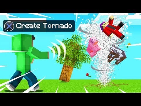 MINECRAFT But We Can CONTROL AIR! (Airbender Mod)