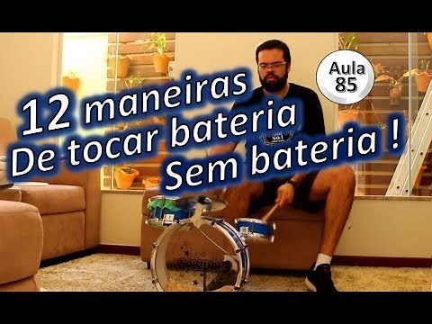 12 Ways to Play Drums WITHOUT Drums!!!