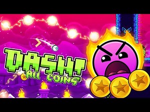 Geometry Dash 2.2 - Dash 100% (All Coins & Guide)