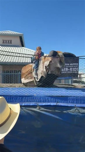 Tucson Rodeo 2026 Mechanical Bull Ride #Tucson #rodeo #bull