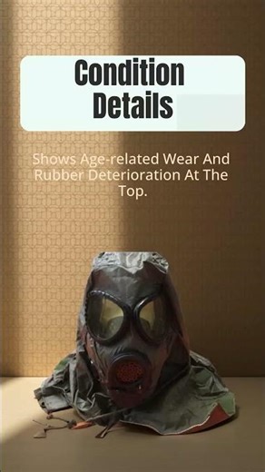 M17 Gas Mask - Vintage Collectible