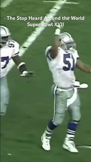 The Stop Heard Around the World. Super Bowl XXVII. Ken Norton Jr. #dallascowboys #superbowlXXVII