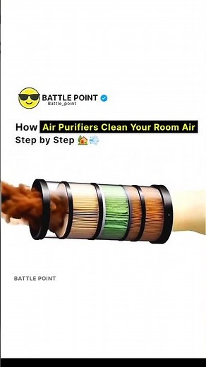 How Air Purifiers Clean Your Room Air Step by Step 🏡💨