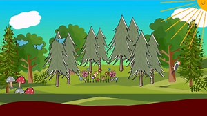 Video gratis - Hutan, Animasi, Alam, Jalan Hutan