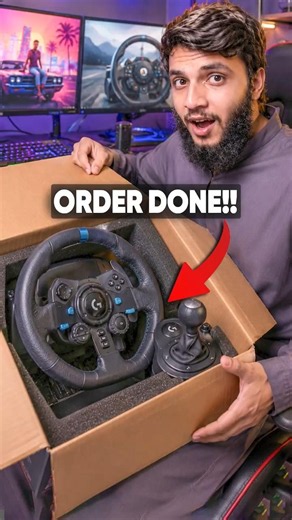 I Finally Ordered a Steering Wheel for My Gaming Setup! 🎮🔥