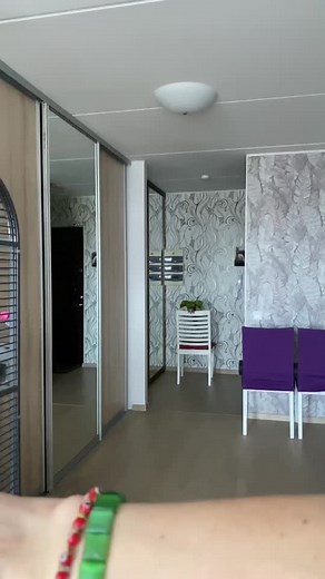 Colorful Parrot Flying and Perching in Stylish Room