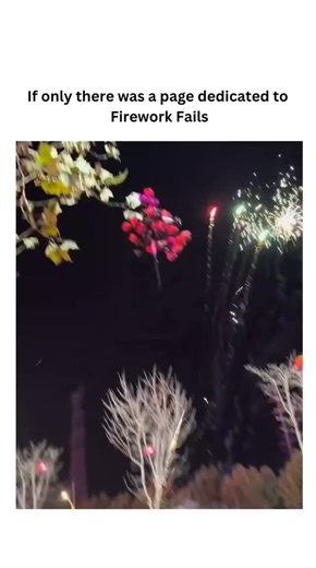 CRAZY FIREWORK FAILS💥💥 on Instagram: "We post Crazy Firework Fails💥💥🔴 "Crazy firework fails" refers to situations where fireworks don't work as intended, leading to unexpected, often chaotic, and sometimes funny or dangerous outcomes. These fails can include: Misfires – Fireworks going off too soon or in the wrong direction. Unstable Launches – Fireworks tipping over and shooting at people, houses, or cars. Overloaded Displays – Too many fireworks igniting at once, causing a massive explosi