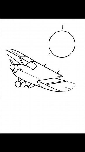 How to Draw Plane Easily | Kids Art