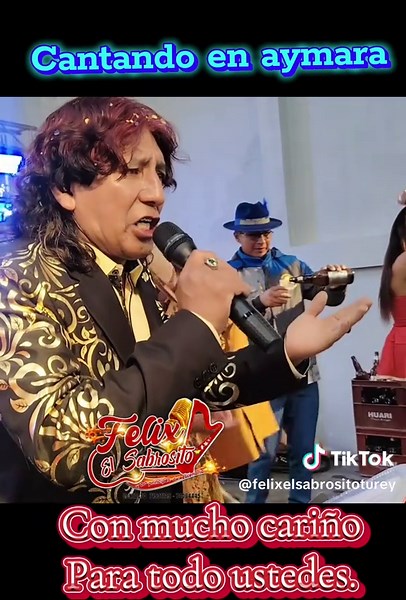 Cantando en Aymara con Félix el Sabrosito