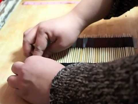 DIY SUSHI ROLLER MAT - Make your own sushi roller with household items